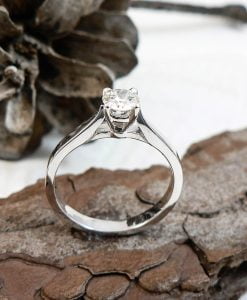 Solitario MS6744 en oro blanco